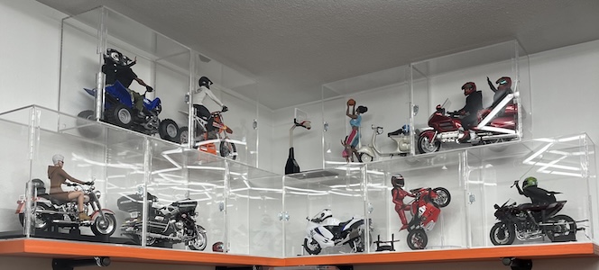 Stars Riding Steel shelf